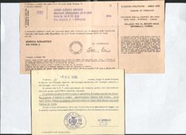 Permis C, 1958 et documents Entreprise Jean Piantino, Fribourg